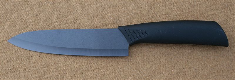 Keramický nůž s matným černým ostřím - 15 cm - Kliknutím na obrázek zavřete