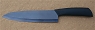 Keramický nůž s matným černým ostřím - 20 cm