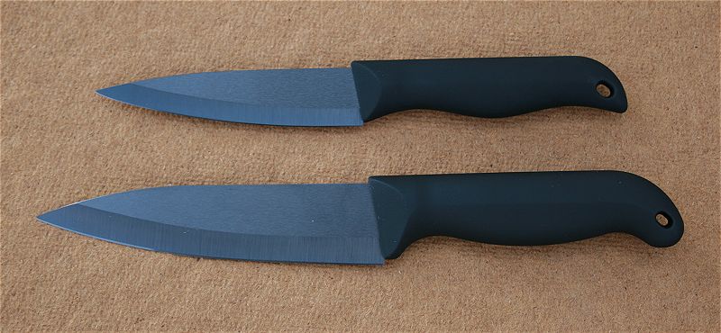 Keramický nůž s černým ostřím 10,2 cm (4 palce) - Kliknutím na obrázek zavřete
