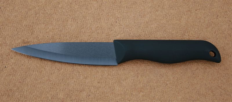 Keramický nůž s černým ostřím 10,2 cm (4 palce) - Kliknutím na obrázek zavřete