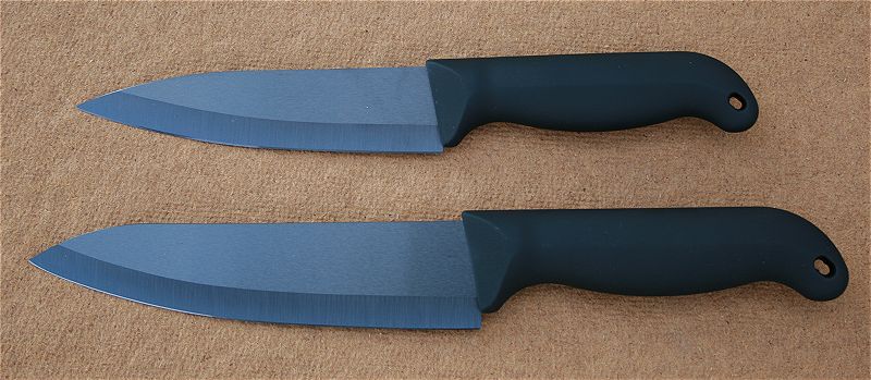 (obrázek pro) Keramický nůž s černým ostřím délky 5 palců (12,7 cm)